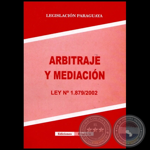  ARBITRAJE Y MEDIACIN - LEY 1.879/2002 - Ao 2012